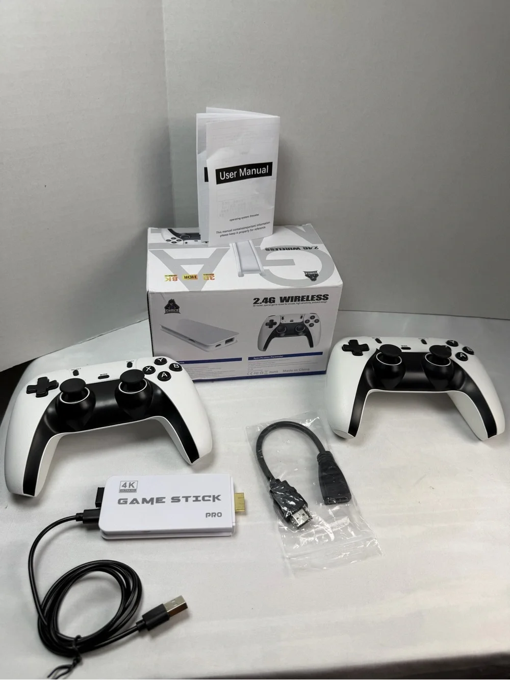 M15 Retro Game Stick, 4K HDMI Output & Wireless Controller